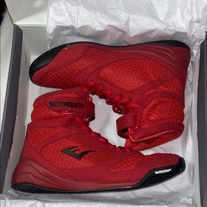 Everlast Red Elite Boxing Shoes